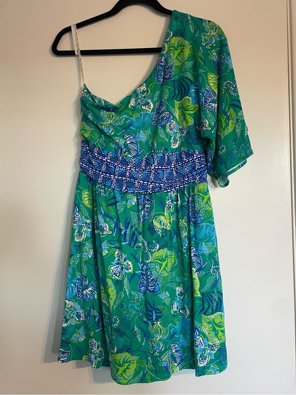 Lilly Pulitzer Niki One-Shoulder Romper - Picture 5 of 5